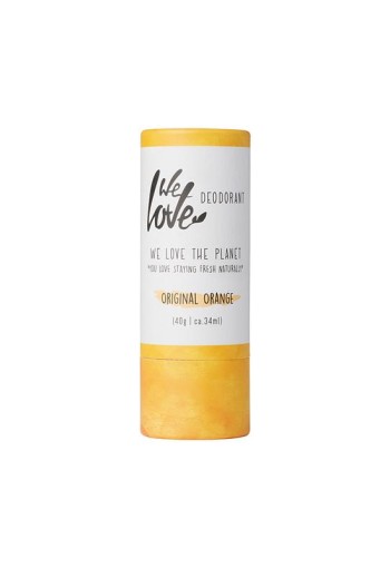 We Love The planet 100% natural deodorant original orange (40 Gram)