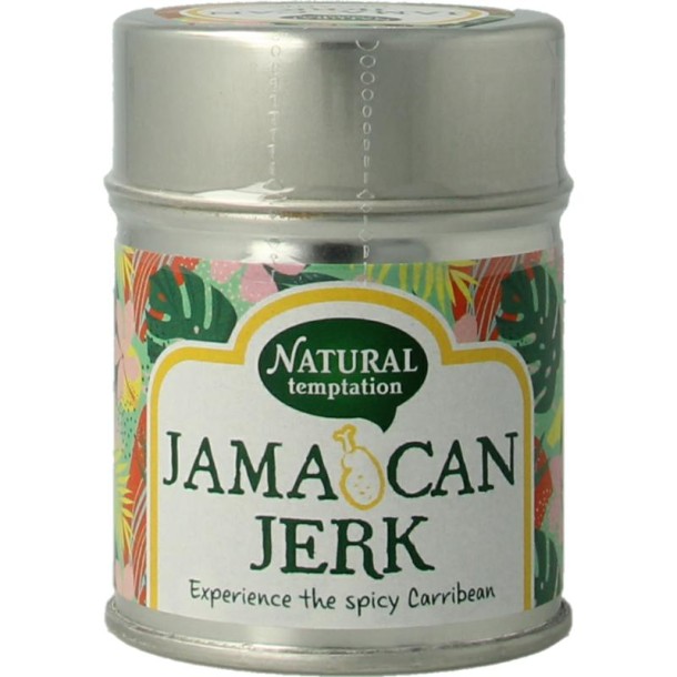 Nat Temptation Jamaican jerk blikje bio (40 Gram)