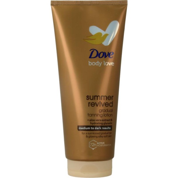 Dove Bodylotion summer dark 200 Milliliter