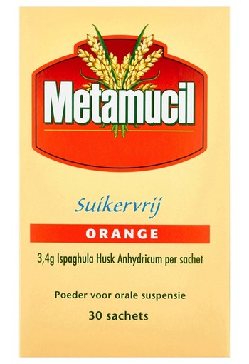 Metamucil Poeder Suikervrij Orange 30 Sachets leverbaar eind aug 2022. Reserveer NU 
