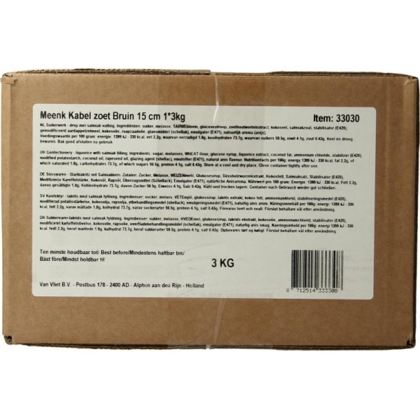 Meenk Kabel zoet (3 Kilogram)