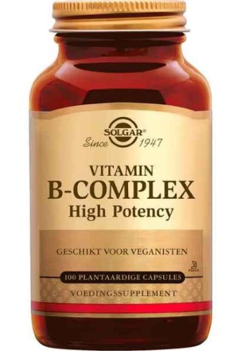 Solgar Vitamin B-complex High Potency 100 capsules