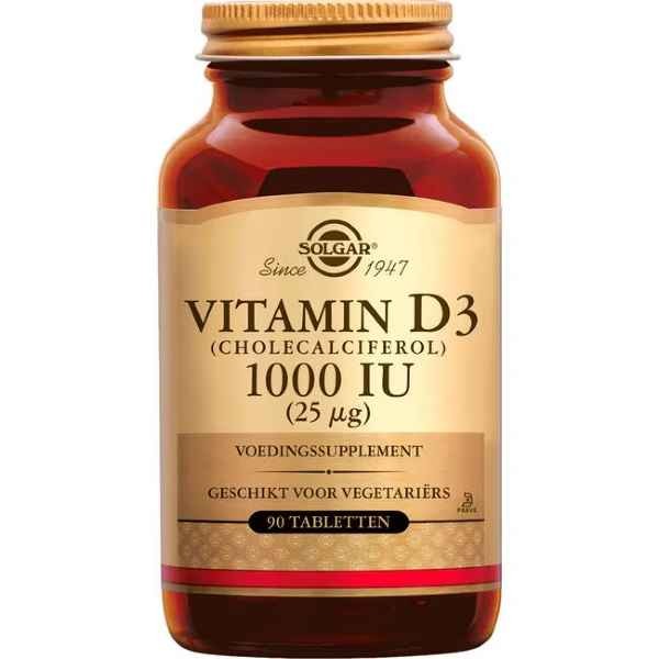 Solgar Vitamin D-3 1000 IU 25 mcg 90 tabletten