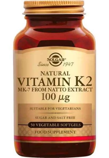Solgar Vitamin K-2 100 mcg 50 capsules