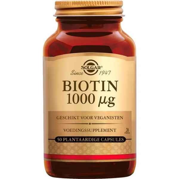 Solgar Biotin 1000 mcg 50 capsules