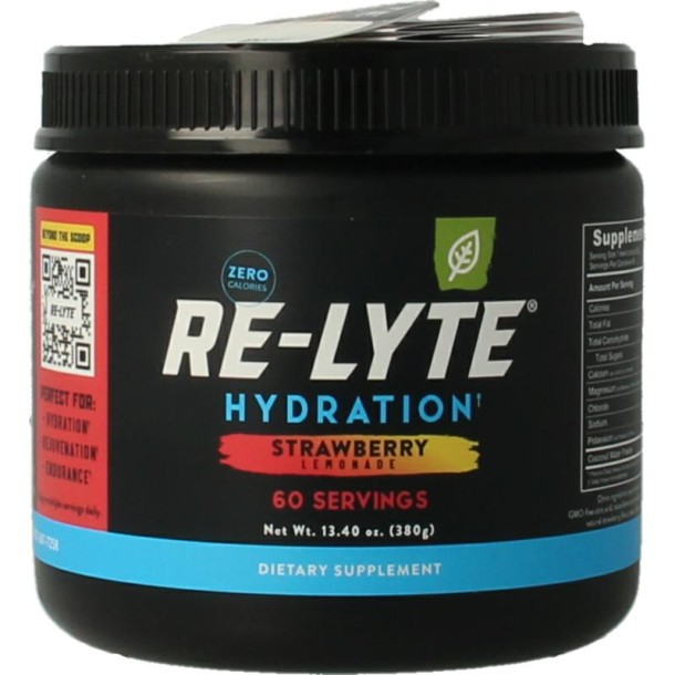 Re-Lyte Hydration drankmix aardbei limonade (380 Gram)