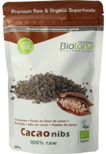 Biotona Cacao nibs bio (200 Gram)