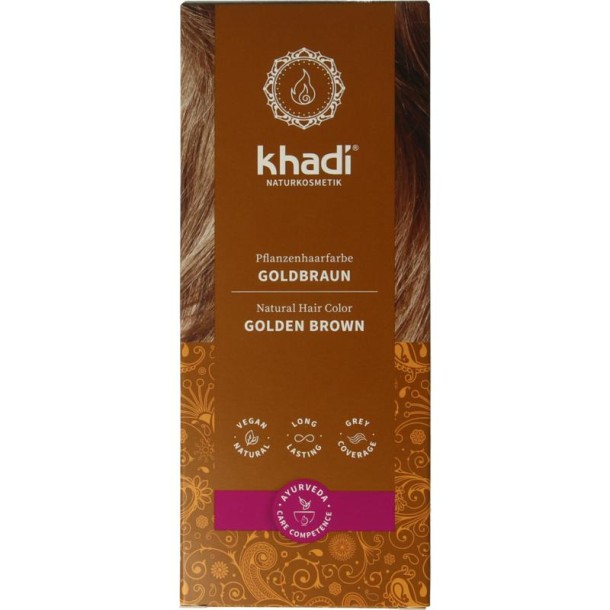 Khadi Haarkleur golden brown (100 Gram)