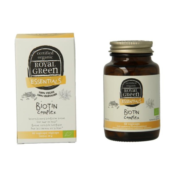 Royal Green Biotine complex bio (60 Vegetarische capsules)