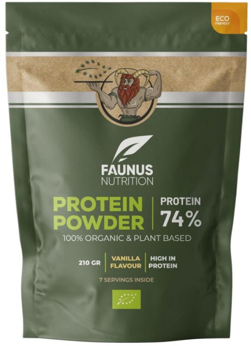 Faunus Nutrition Proteine gefermenteerd vanille bio (210 Gram)