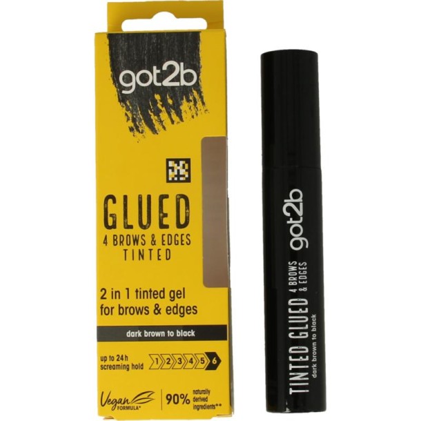 GOT2B Glued 4 brows black (16 Milliliter)