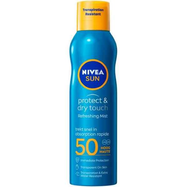 NIVEA SUN Protect & Dry Touch Vernevelende Zonnespray SPF 50 200 ML