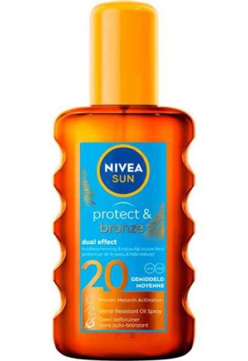NIVEA SUN Protect & Bronze Olie Spray SPF 20 200 ML