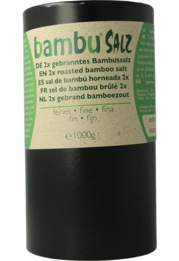 Bambu Salz Bamboezout fijn 2x gebrand (1 Kilogram)