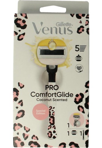 Gillette Comfortglide coconut modular leopard razor (1 Stuks)