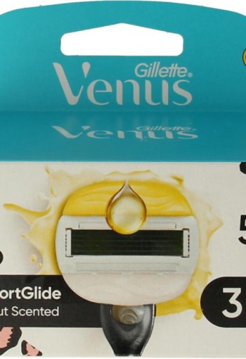 Gillette Venus comfortglide coconut leopard blades (3 Stuks)