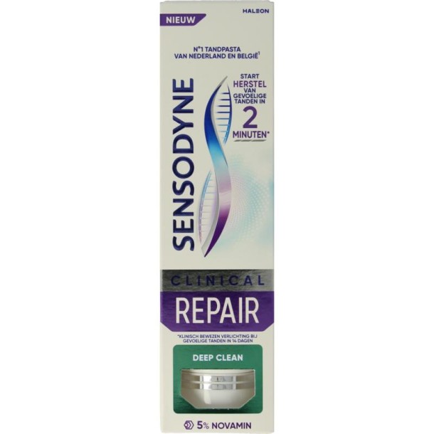 Sensodyne Tandpasta clinical repair deep clean 75 Milliliter