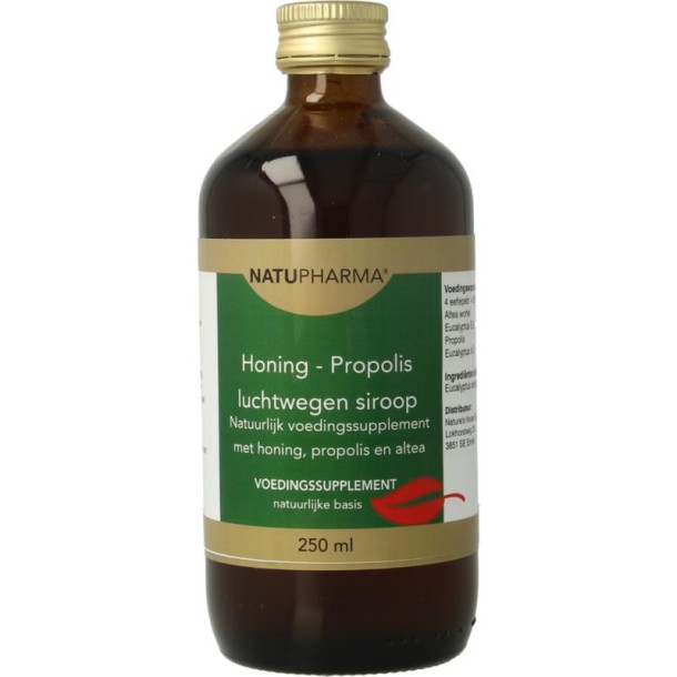 Natupharma Honing luchtwegensiroop (250 Milliliter)
