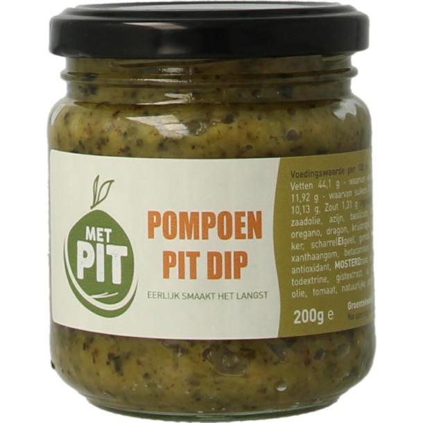 Met Pit Pompoenpit dip (200 Gram)