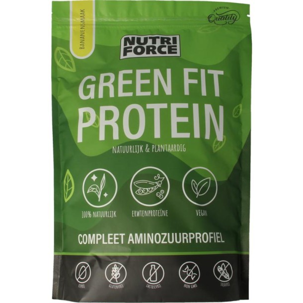 Nutriforce Green fit protein banaan (700 Gram)