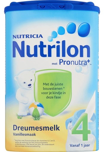 Nutrilon Vanillesmaak Dreumesmelk 4 800 gr.