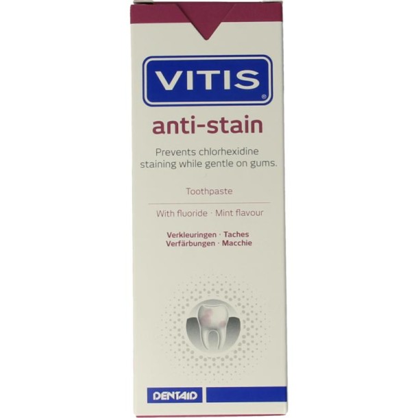 Vitis Tandpasta anti-stain (50 Milliliter)