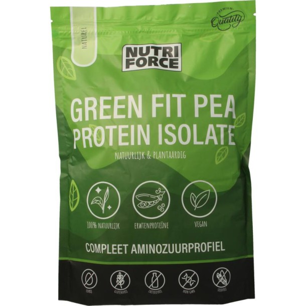 Nutriforce Green fit pea proteine (700 Gram)