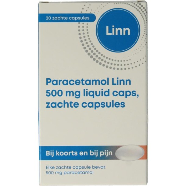 Linn Paracetamol 500mg liquid caps (20 Capsules)