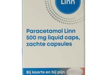 Linn Paracetamol 500mg liquid caps (20 Capsules)