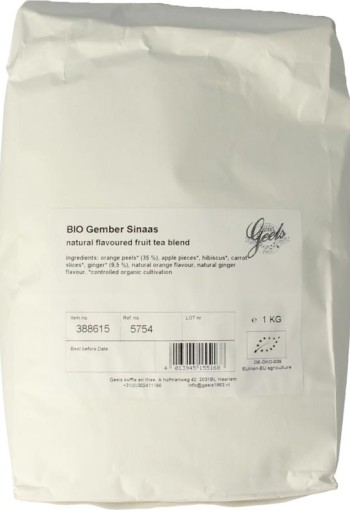 Geels Gember sinaasappel bio (1 Kilogram)