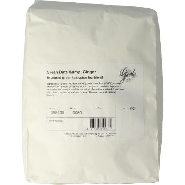 Geels Green date & ginger (1 Kilogram)