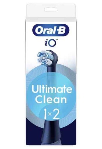 Oral-B iO Ultimate Clean Opzetborstels Zwart 2 Stuks