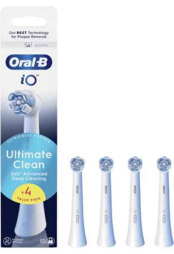 Oral-B iO Ultimate Clean Opzetborstels Wit 4 Stuks