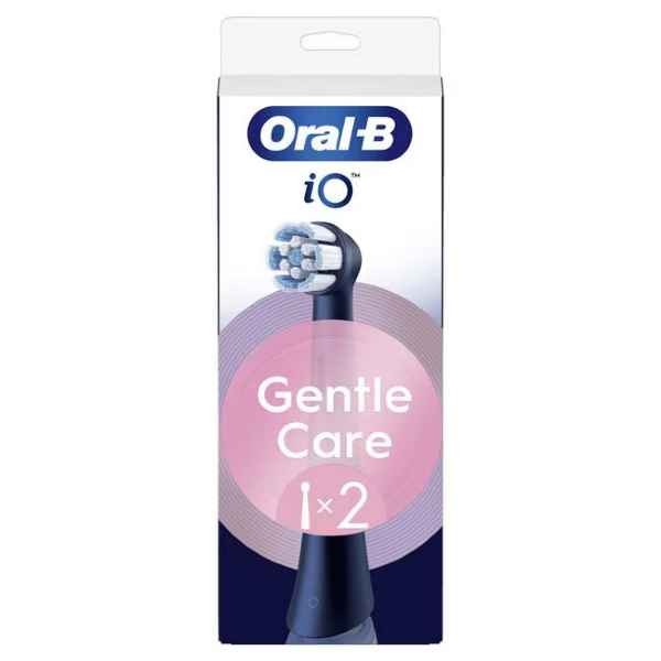Oral-B iO Gentle Care Opzetborstels Zwart 2 Stuks