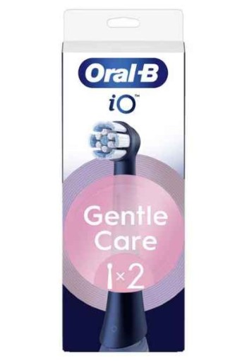 Oral-B iO Gentle Care Opzetborstels Zwart 2 Stuks