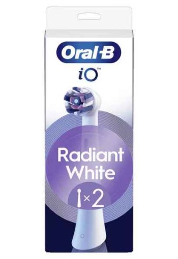 Oral-B iO Radiant White Opzetborstels Wit 2 Stuks