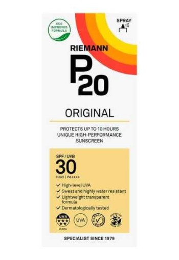 P20 Original Zonnebrand SPF30 175 ML