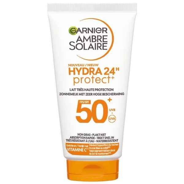 Garnier Ambre Solaire Hydra24 Protect Hydraterende Beschermende Zonnemelk Reisformaat SPF50 50 ML