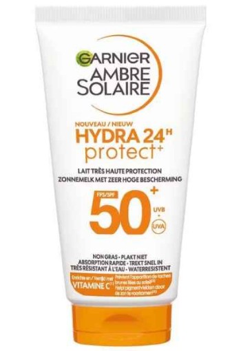 Garnier Ambre Solaire Hydra24 Protect Hydraterende Beschermende Zonnemelk Reisformaat SPF50 50 ML