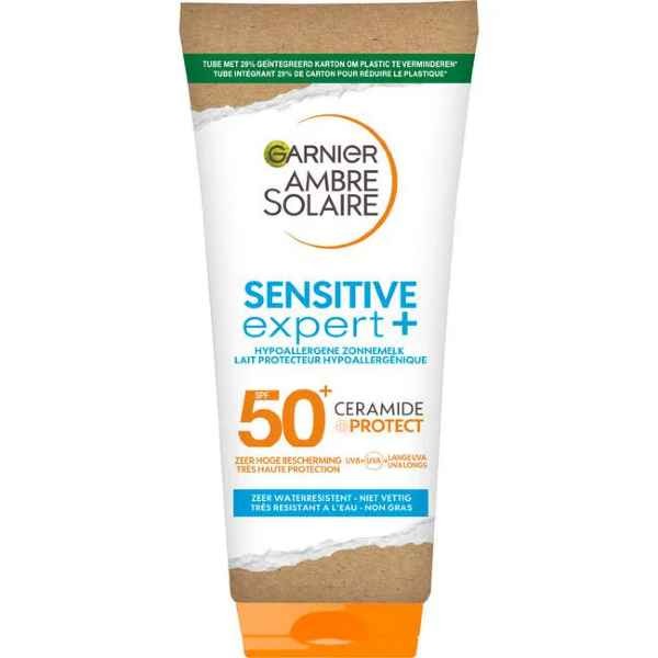 Garnier Ambre Solaire Sensitive Expert Cardboard Tube SPF 50+ 175 ML