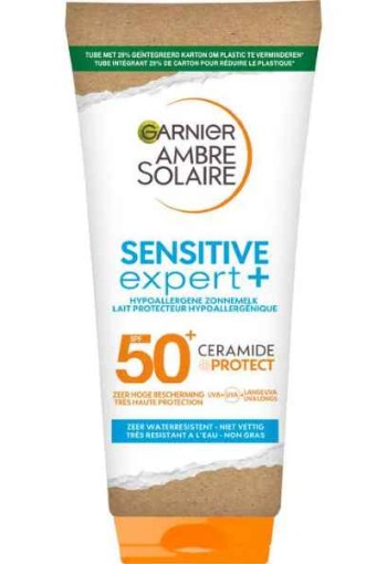 Garnier Ambre Solaire Sensitive Expert Cardboard Tube SPF 50+ 175 ML