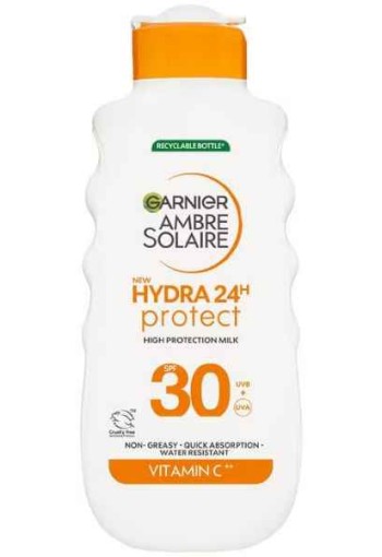 Garnier Ambre Solaire Hydra 24h Protect Hydraterende Zonnemelk SPF 30 175 ML