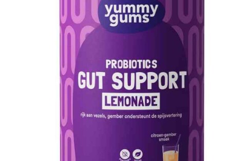 Yummygums Gut Support Lemonade Suikervrij 240 GR