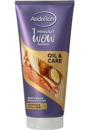 Andrelon Masker 1 minuut wow oil & care (180 Milliliter)