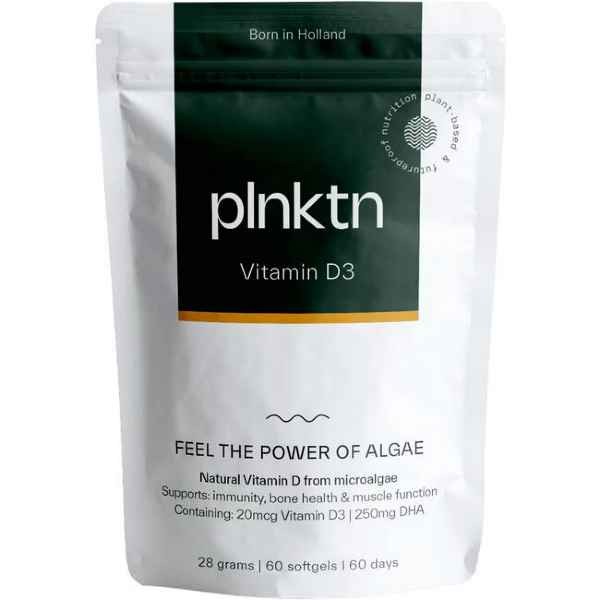 Plnktn Algenolie Vitamine D3 60 stuks