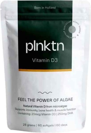 Plnktn Algenolie Vitamine D3 60 stuks