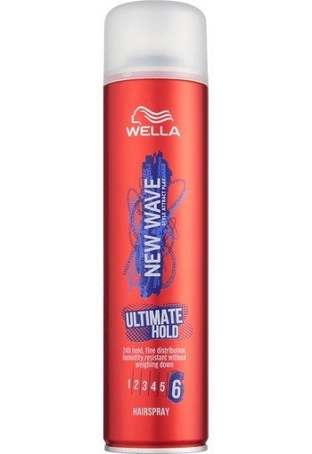 Wella New Wave Ultimate Hold Hairspray level 6 400 ml