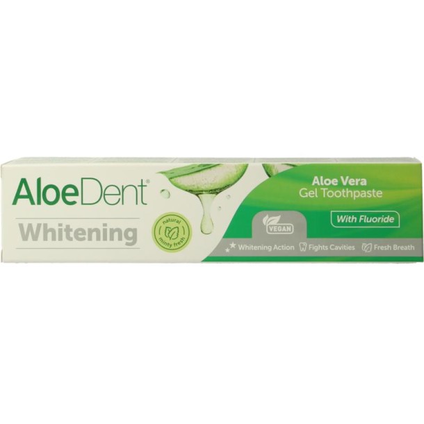 Optima Aloe dent tandpasta whitening (100 Milliliter)