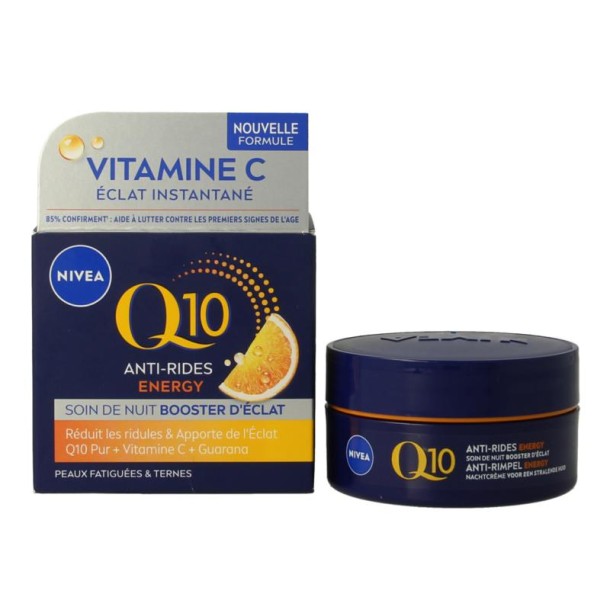 Nivea Q10 energy nachtcreme anti rimpel (50 Milliliter)