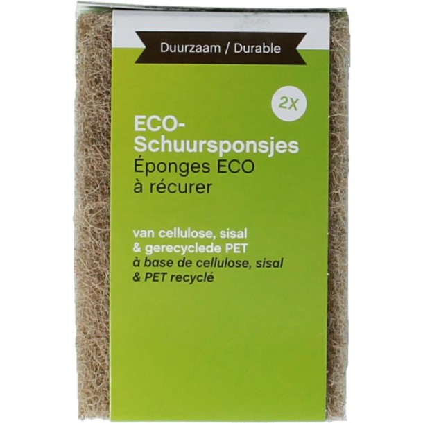 Greenhub Schuursponsjes eco (2 Stuks)